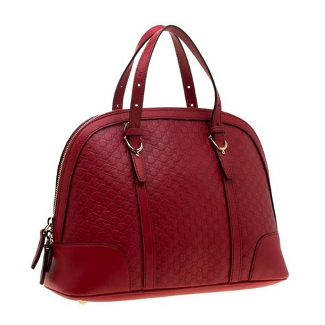 entrupy coa gucci red guccissima leather satchel|gucci soft microguccissima dome.